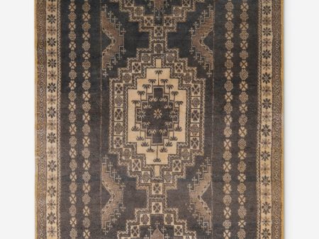 Vintage Moroccan Hand-Knotted Wool Rug No. 56, 4 9 x 7 6  Online now