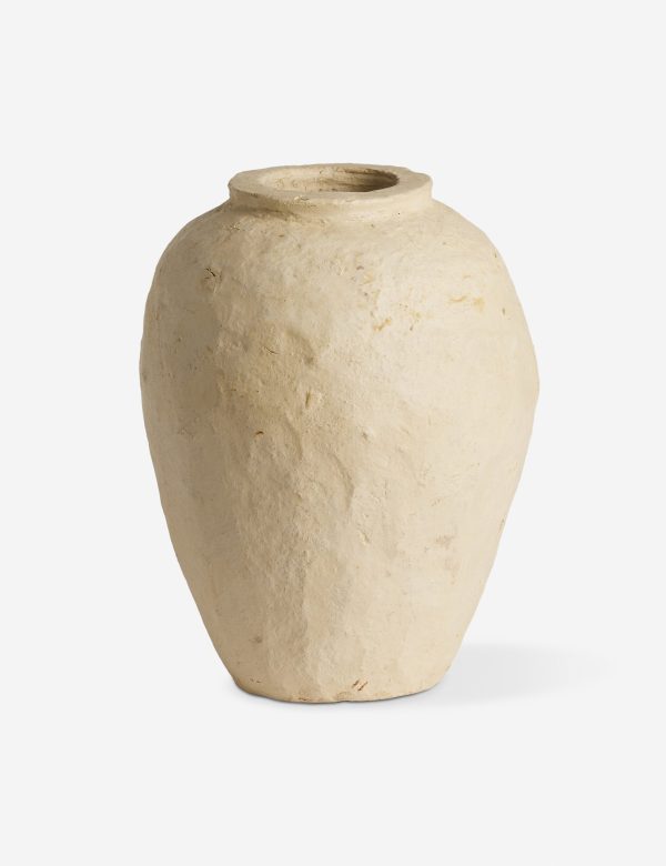 Olivos Paper Mache Decorative Vase by Amber Lewis x Four Hands Online Sale