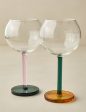 Bilboquet Wine Glass (Set of 2) by Sophie Lou Jacobsen Fashion