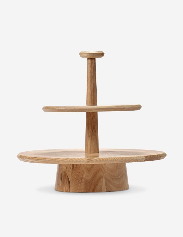 Dune Ash Wood Cake Stand by Kelly Wearstler x Serax Fashion