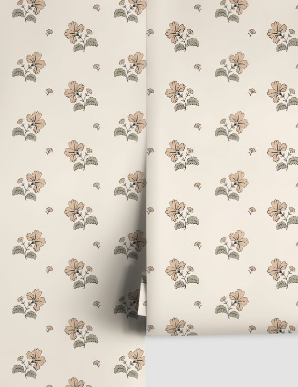 Vintage Floral Wallpaper by Rylee + Cru Hot on Sale