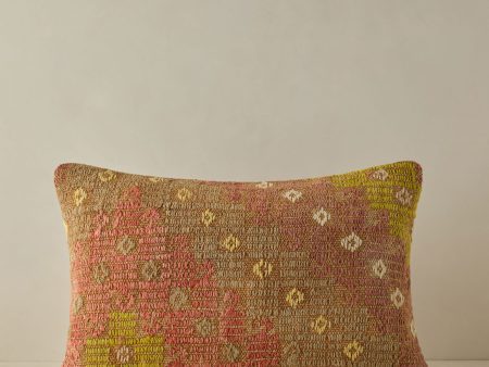 Vintage Lumbar Pillow No. 46, 16  x 24  Online Sale