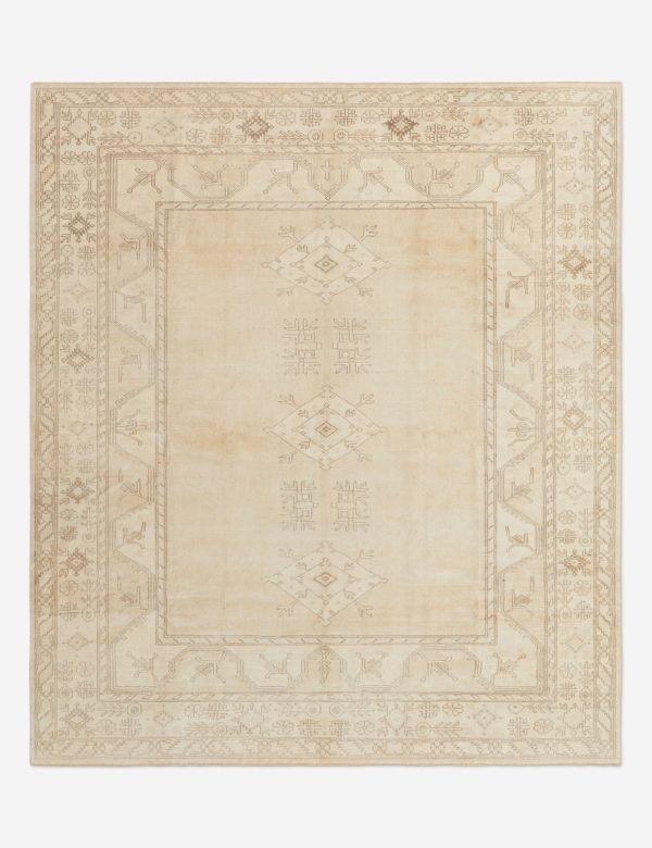 Vintage Turkish Hand-Knotted Wool Rug No. 280, 8 10  x 11 3  Online Sale