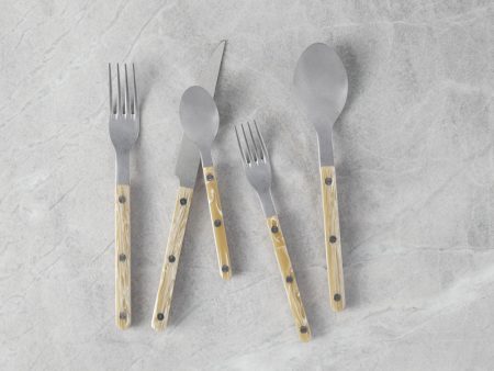 Bistrot Flatware 5-Piece Set by Sabre For Sale