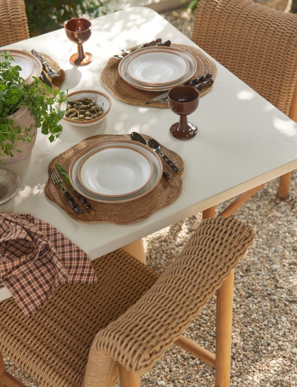 Tyna Rattan Placemats (Set of 4) Online