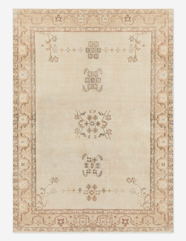 Vintage Turkish Hand-Knotted Wool Rug No. 314, 6 4  x 8 8  Supply