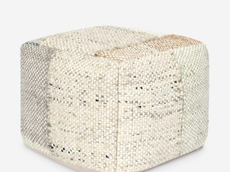 Timbre Square Pouf on Sale