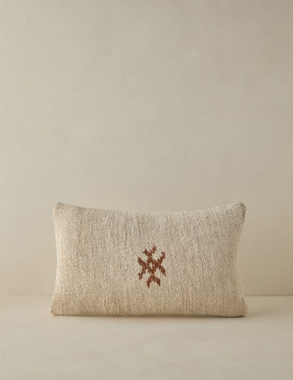 Vintage Lumbar Pillow No. 45, 12  x 20  Online Sale