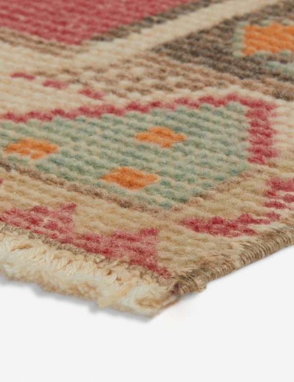 Vintage Turkish Hand-Knotted Wool Mini Rug No. 237, 1 8  x 3 2  Supply