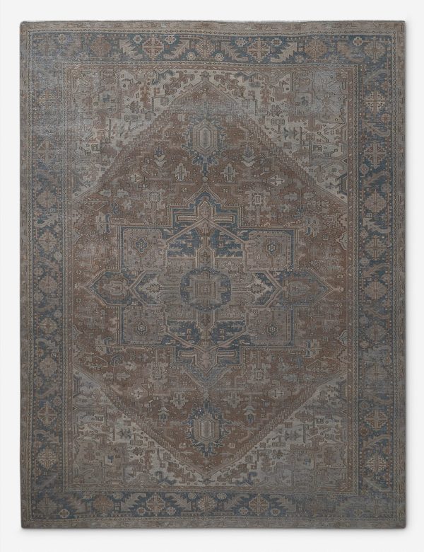 Vintage Turkish Hand-Knotted Wool Rug No. 395, 9 5  x 12 7 For Cheap