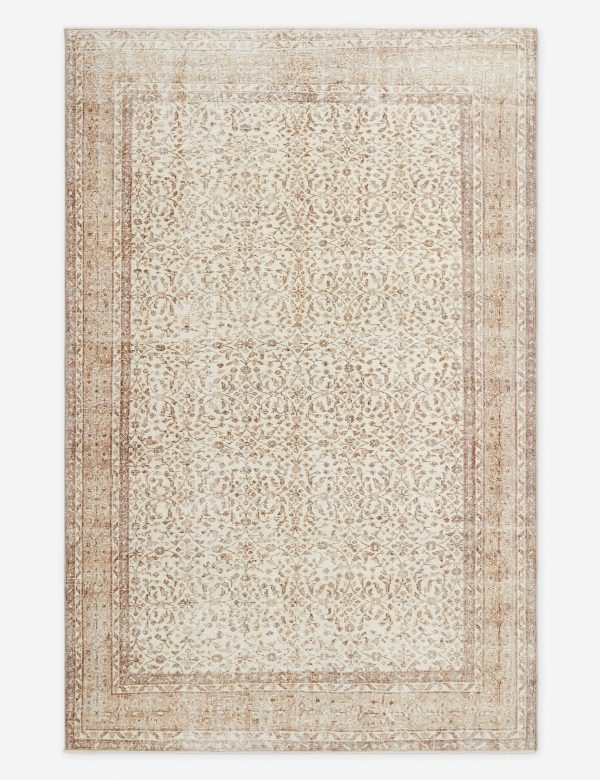 Vintage Turkish Hand-Knotted Wool Rug No. 306, 6 2  x 9 6  Hot on Sale