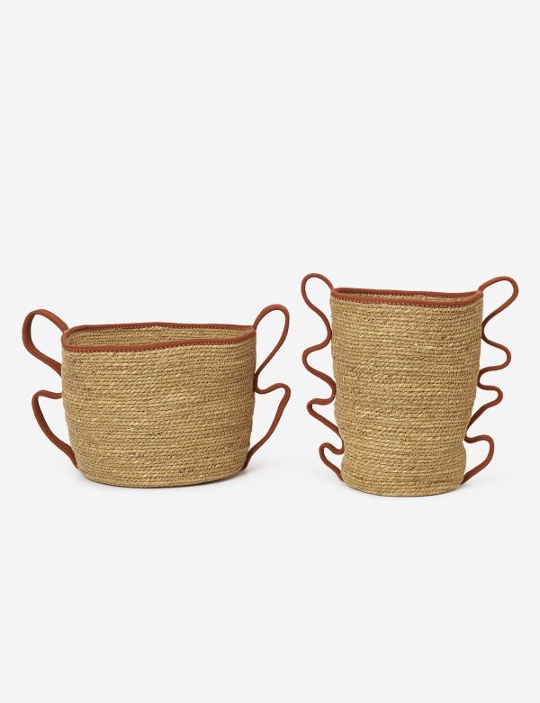 Verso Baskets (Set of 2) by Ferm Living Sale