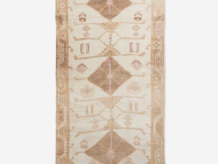 Vintage Turkish Hand-Knotted Wool Rug No. 242, 5 7  x 12 6  Supply