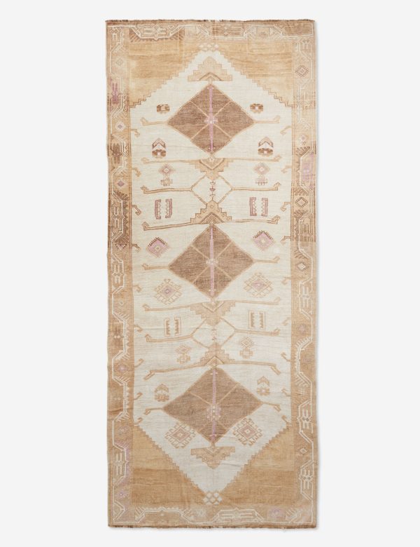 Vintage Turkish Hand-Knotted Wool Rug No. 242, 5 7  x 12 6  Supply