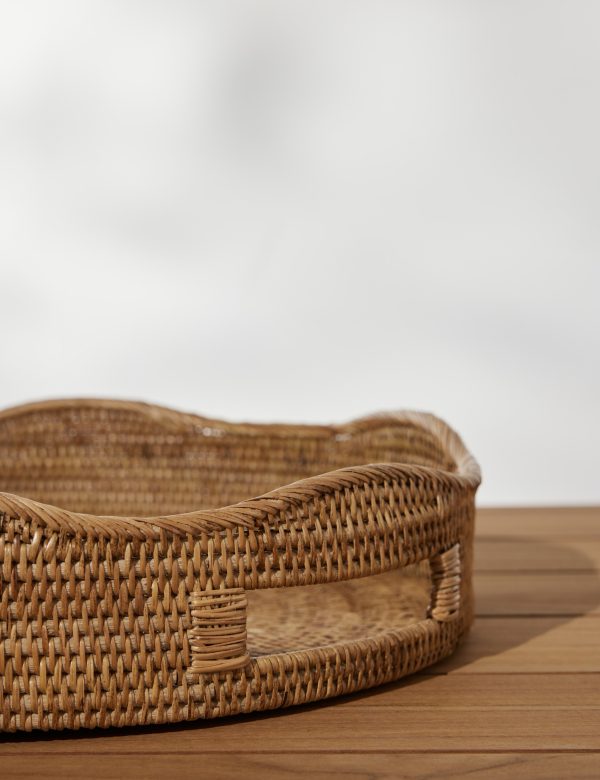 Tyna Rattan Tray Sale