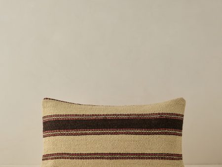 Vintage Lumbar Pillow No. 37, 12  x 20  Hot on Sale