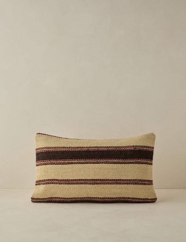 Vintage Lumbar Pillow No. 37, 12  x 20  Hot on Sale