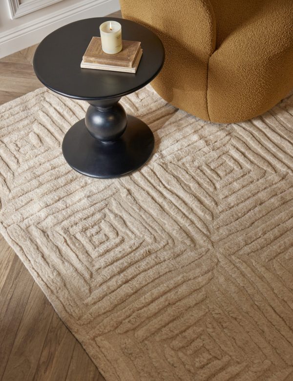 Metz Hand-Knotted Wool Rug Swatch 12  x 12  Online Sale