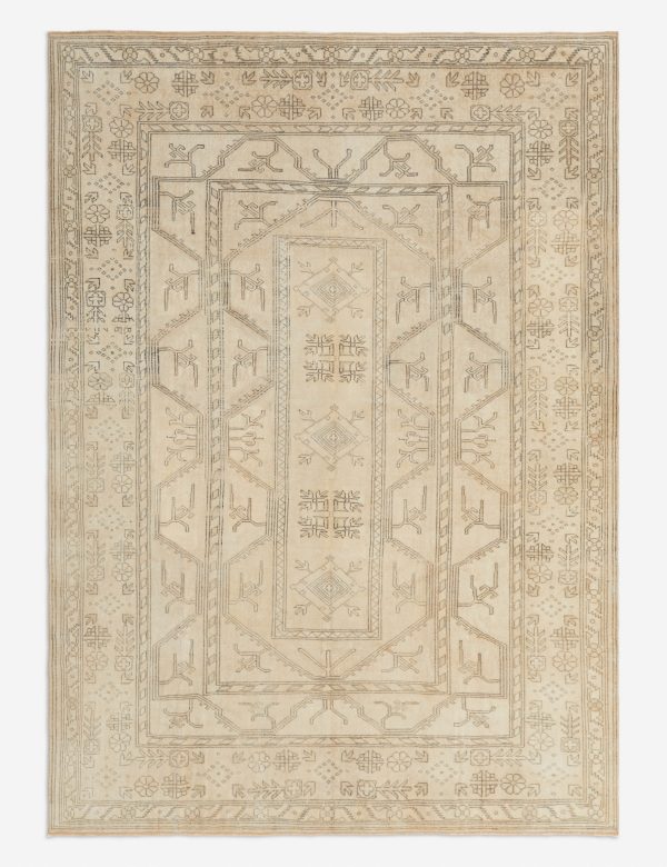 Vintage Turkish Hand-Knotted Wool Rug No. 271, 11 7  x 11 4  For Discount