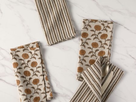 Dori Linen Napkins (Set of 4) Cheap