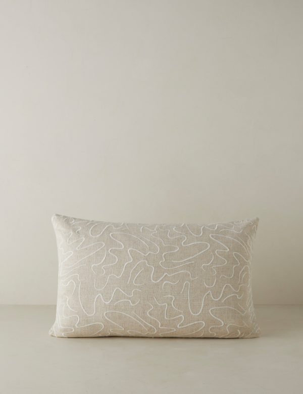 Topos Embroidered Pillow by Élan Byrd Fashion