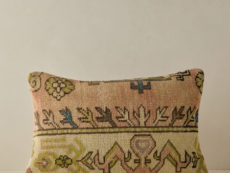 Vintage Lumbar Pillow No. 71, 16  x 24  Online Sale