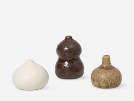 Komo Mini Vases (Set of 3) by Ferm Living Discount