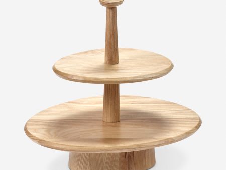 Dune Ash Wood Cake Stand by Kelly Wearstler x Serax Fashion