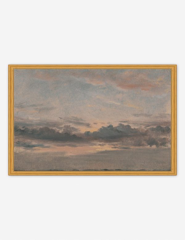 Yale, A Cloud Study, Sunset Print Online