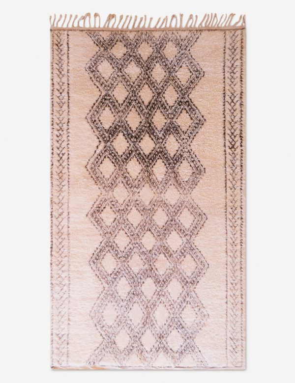 Vintage Moroccan Hand-Knotted Wool Rug No. 53, 6 11 x 11 11  For Cheap