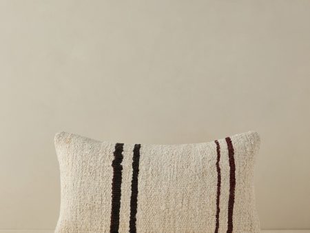 Vintage Lumbar Pillow No. 42, 12  x 20  For Sale