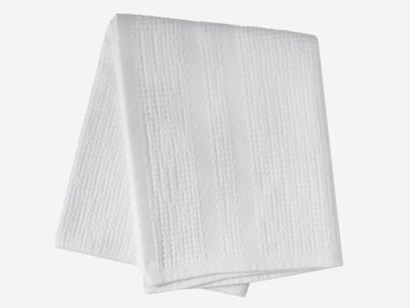 (Set of 2) Organic Block Rib Hand Towels by Mungo For Discount