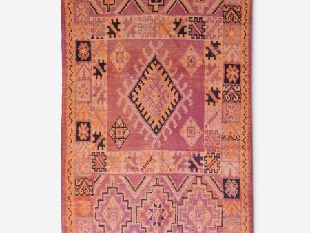 Vintage Moroccan Hand-Knotted Wool Rug No. 63, 6  x 12 3  Online Sale