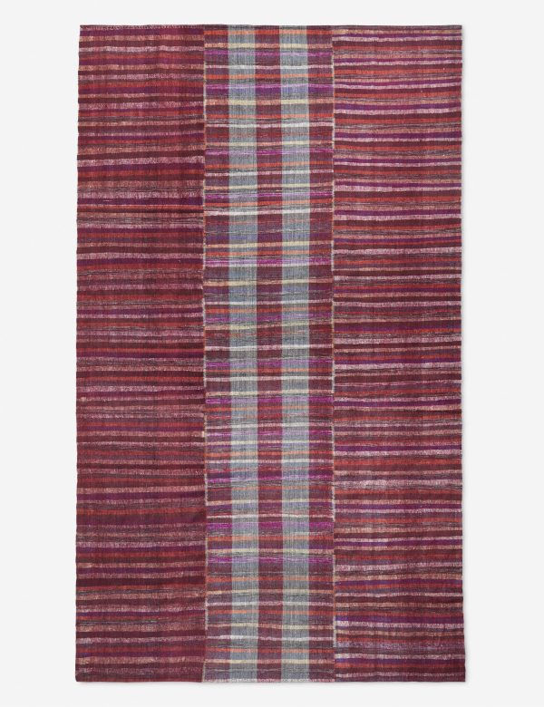 Vintage Kilim Flatweave Wool Rug No. 32, 6 11  x 10 2  For Discount