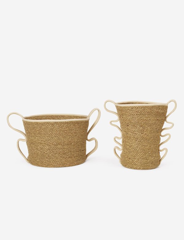 Verso Baskets (Set of 2) by Ferm Living Sale