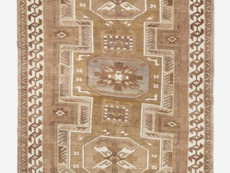 Vintage Turkish Hand-Knotted Wool Rug No. 243, 5 10  x 7 10  on Sale