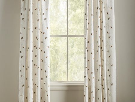 Sparrow Linen Curtain Panel by Rylee + Cru Discount