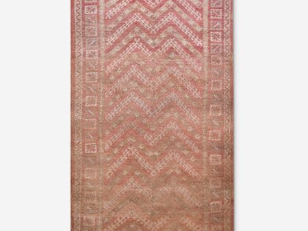 Vintage Moroccan Hand-Knotted Wool Rug No. 50, 6 4 x 15 3  For Sale