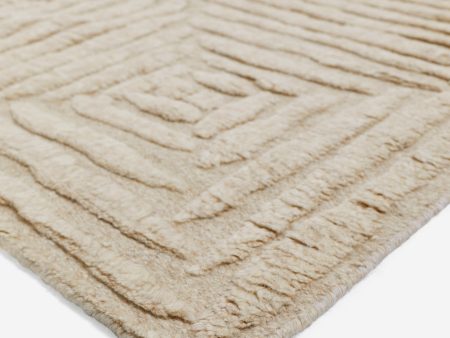 Metz Hand-Knotted Wool Rug Swatch 12  x 12  Online Sale