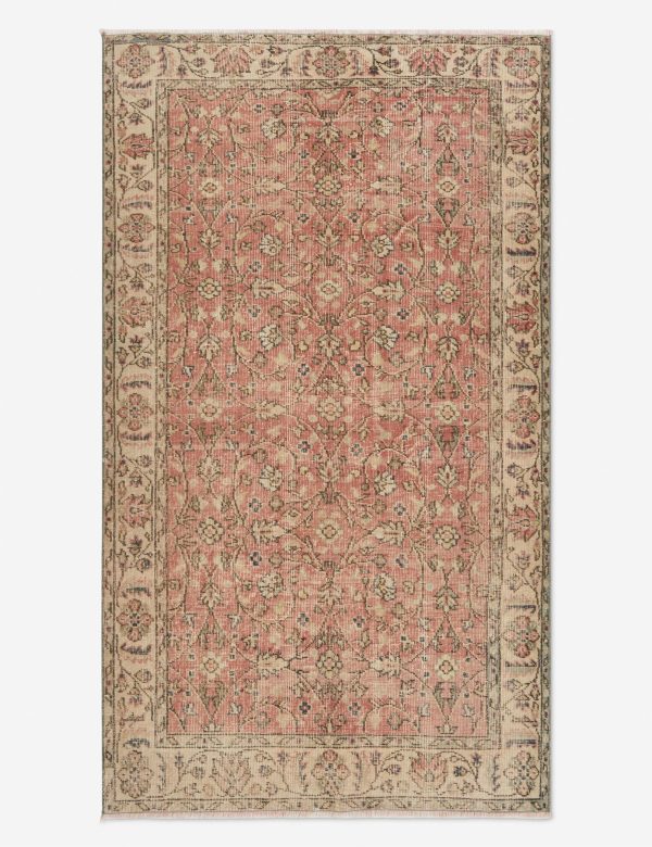 Vintage Turkish Hand-Knotted Wool Rug No. 335, 3 11  x 6 8  For Discount