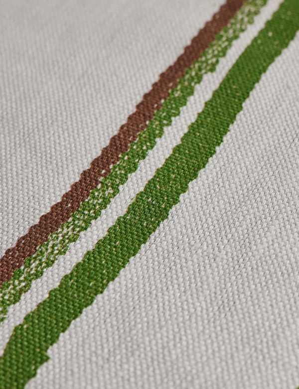 Two Tone Stripe Linen Fabric by Nathan Turner Online now