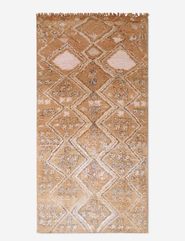 Vintage Moroccan Hand-Knotted Wool Rug No. 60, 5 11  x 11 5  on Sale