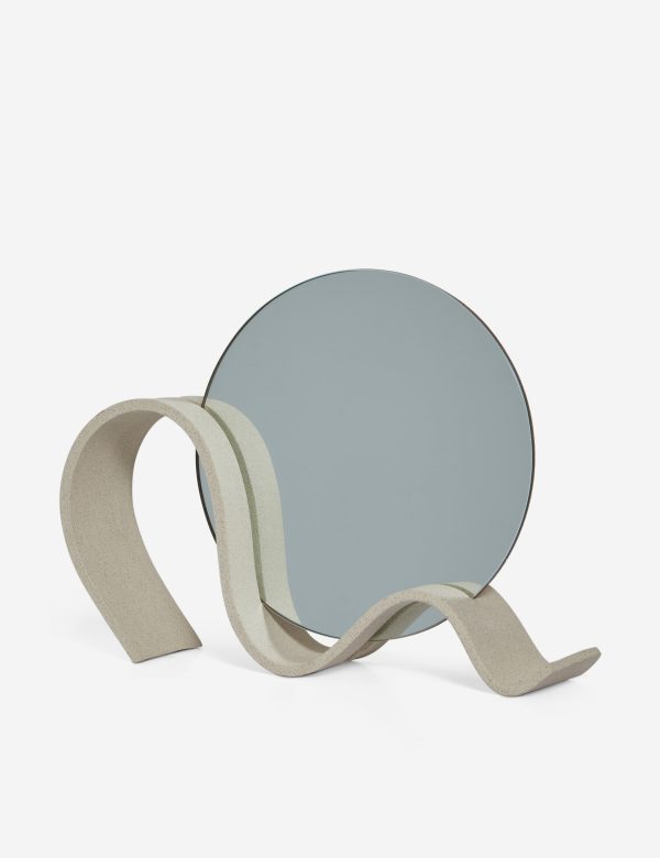 Wavee Table Mirror by SIN Ceramics on Sale