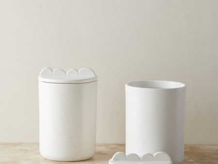 Shapeshifter Ceramic Canister (Set of 2) by Sarah Sherman Samuel Fashion