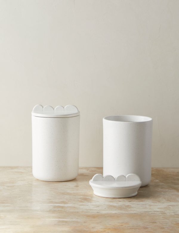 Shapeshifter Ceramic Canister (Set of 2) by Sarah Sherman Samuel Fashion