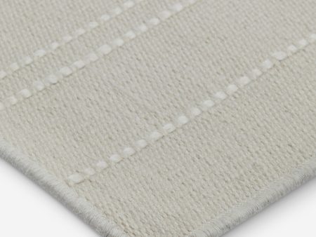 Custom Vellani Flatweave Rug, Ivory Swatch 5.5  x 6  For Sale