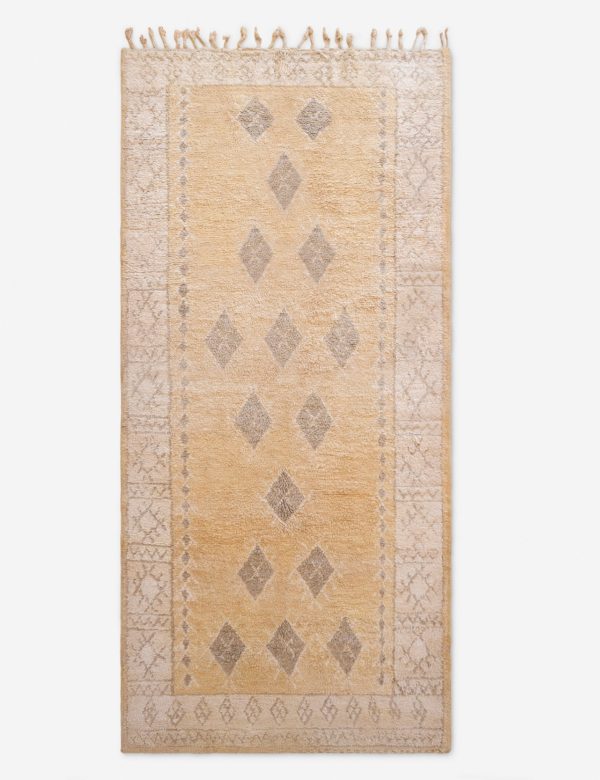 Vintage Moroccan Hand-Knotted Wool Rug No. 58, 5 3 x 11 10  Discount