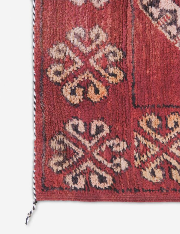 Vintage Moroccan Hand-Knotted Wool Rug No. 47, 5 5 x 8 7 Online