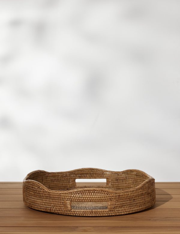 Tyna Rattan Tray Sale