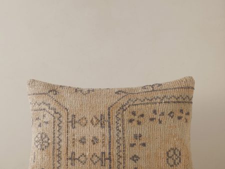 Vintage Lumbar Pillow No. 14, 16  x 24  For Discount